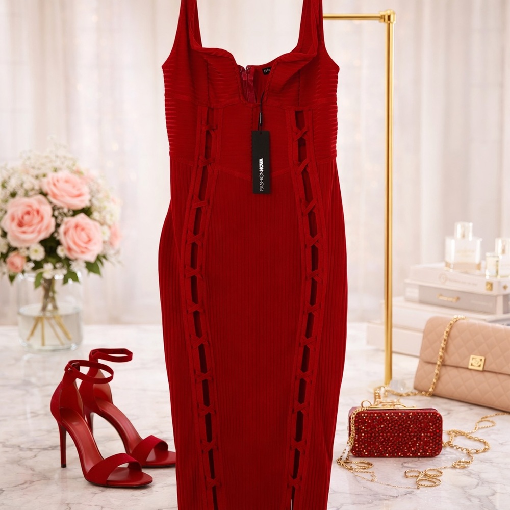 Red Bandage Dress